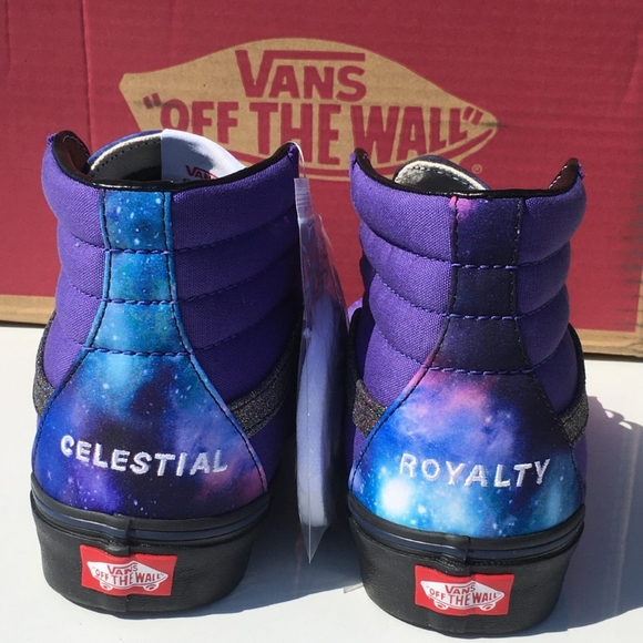 💥SOLD💥VANS SK8-Hi "Celestial Royalty" Cosmic Galaxy Sz 7 - Picture 12 of 16
